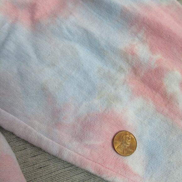 Gildan Hoodie Women Small Tie Dye Sweatshirt Chincoteague VA Grunge Poverty Chic - Picture 7 of 13